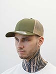Бейсболка FLEXFIT арт. 6606T (оливковый / бежевый)